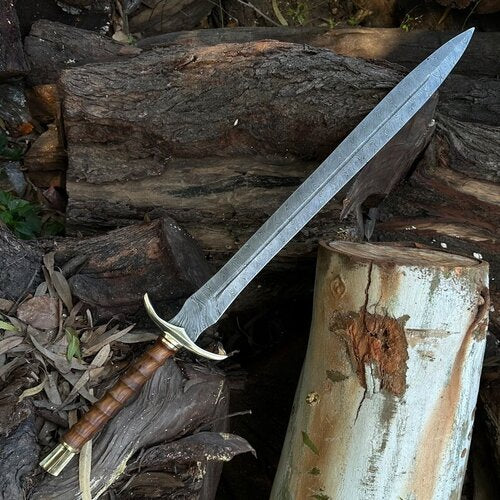 Custom HAND Forged Damascus Steel Viking Sword