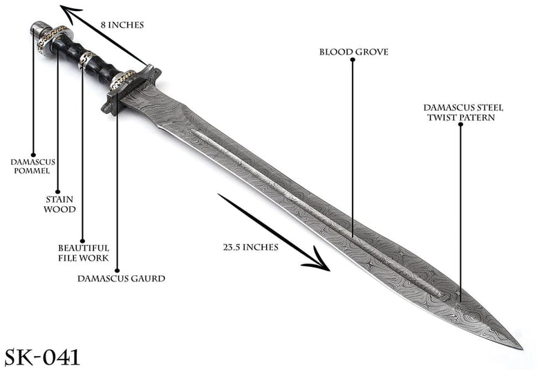 Hand Forged Sword Damascus Steel Viking Sword