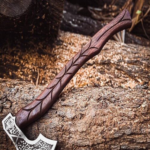 Personalized VIKING Axe hand forged carbon steel Real Battle axe